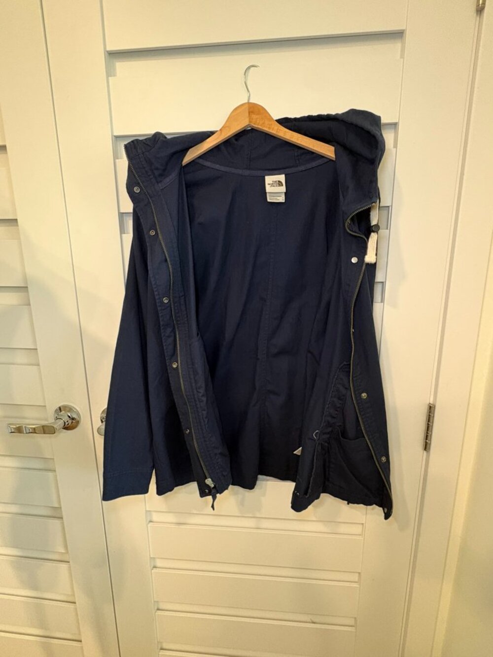 The North Face Shipler Cotton Utility Coastal New England Jacket Montague Blue L - Picture 12 of 15